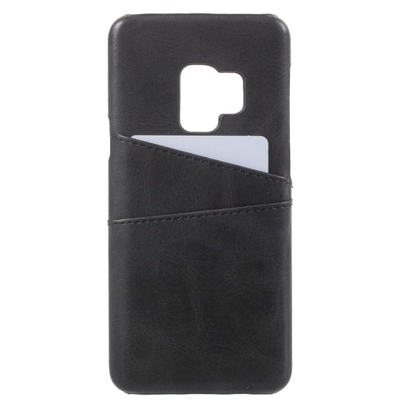 Cover Samsung Galaxy S9 Sort Kortholder