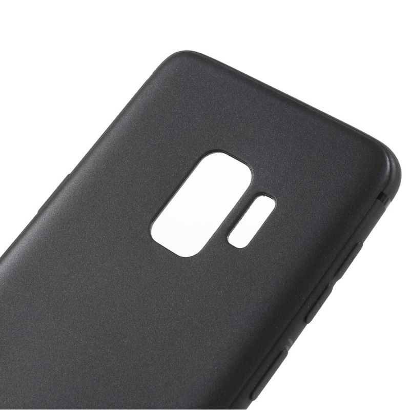 Cover Samsung Galaxy S9 Sort Mat Silikone Original