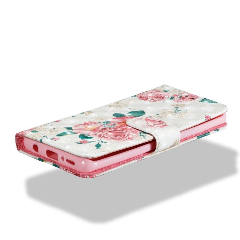 Flip Cover Læder for Samsung Galaxy S9 Frihedsblomster