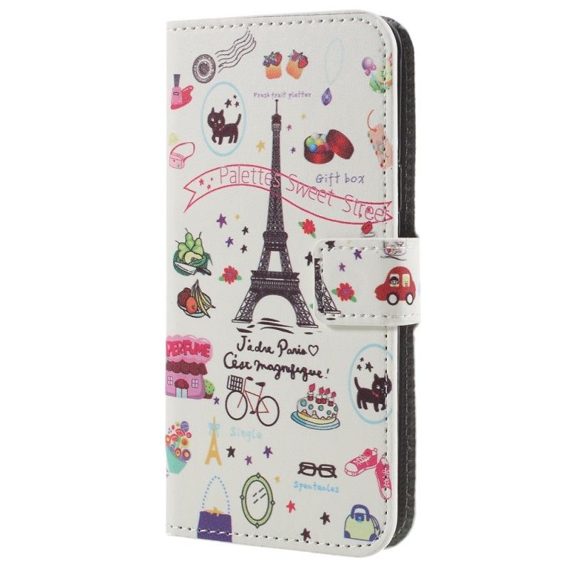 Flip Cover Læder Samsung Galaxy S9 Jeg Elsker Paris Original