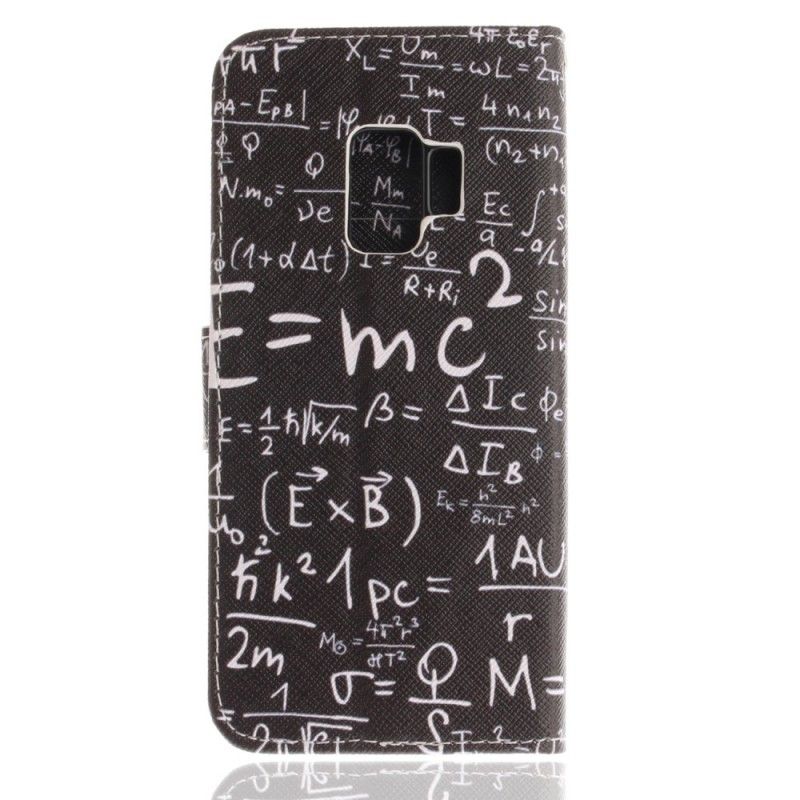 Flip Cover Læder Samsung Galaxy S9 Matematiske Beregninger