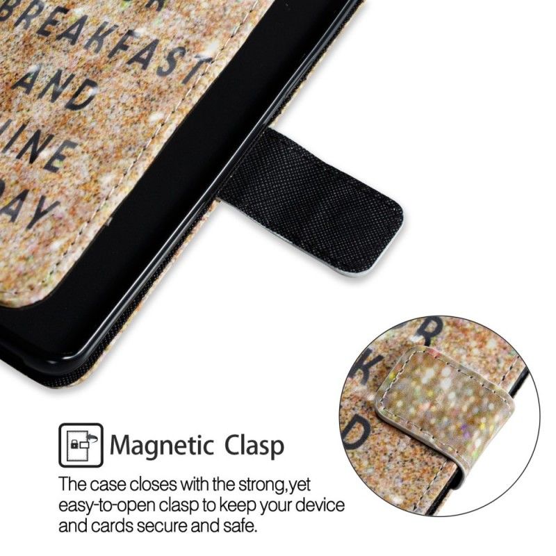 Flip Cover Læder Samsung Galaxy S9 Spis Glitter