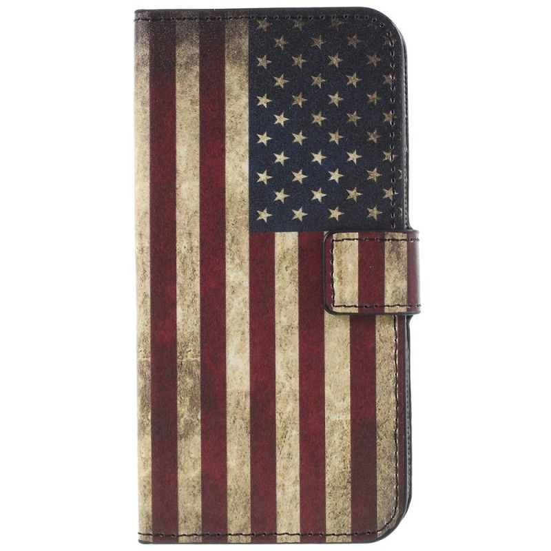 Flip Cover Læder Samsung Galaxy S9 Usa Flag