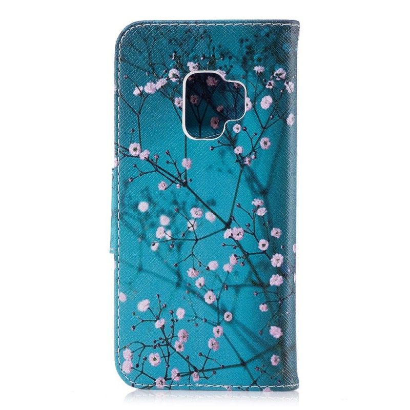 Flip Cover Samsung Galaxy S9 Mobilcover Blomstrende Træ