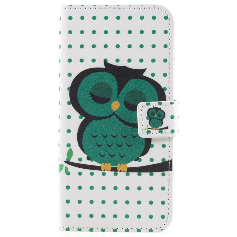 Flip Cover Samsung Galaxy S9 Mobilcover Sovende Ugle