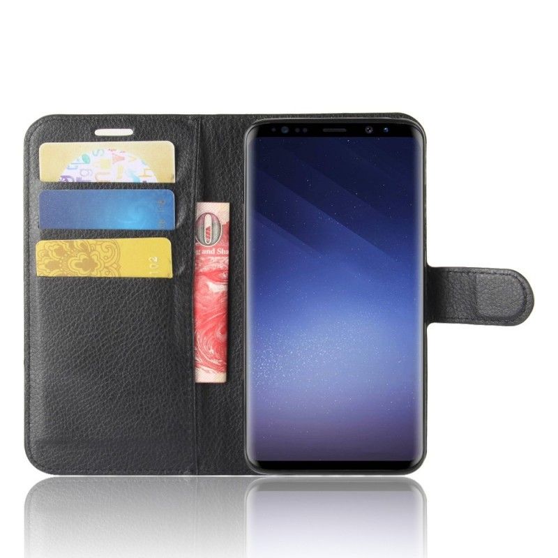 Flip Cover Samsung Galaxy S9 Sort Klassisk