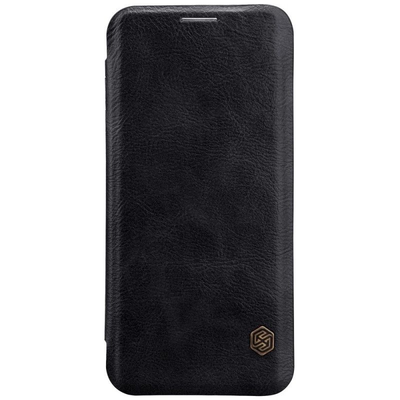 Læder Cover for Samsung Galaxy S9 Brun Nillkin Qin-Serie