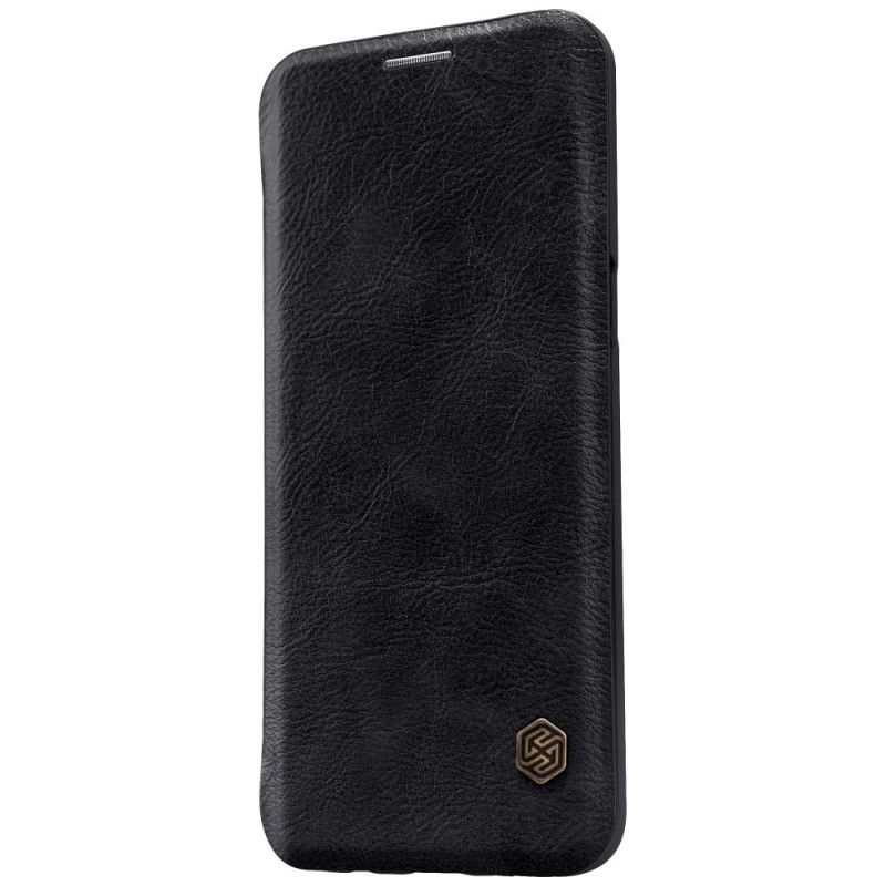 Læder Cover for Samsung Galaxy S9 Brun Nillkin Qin-Serie