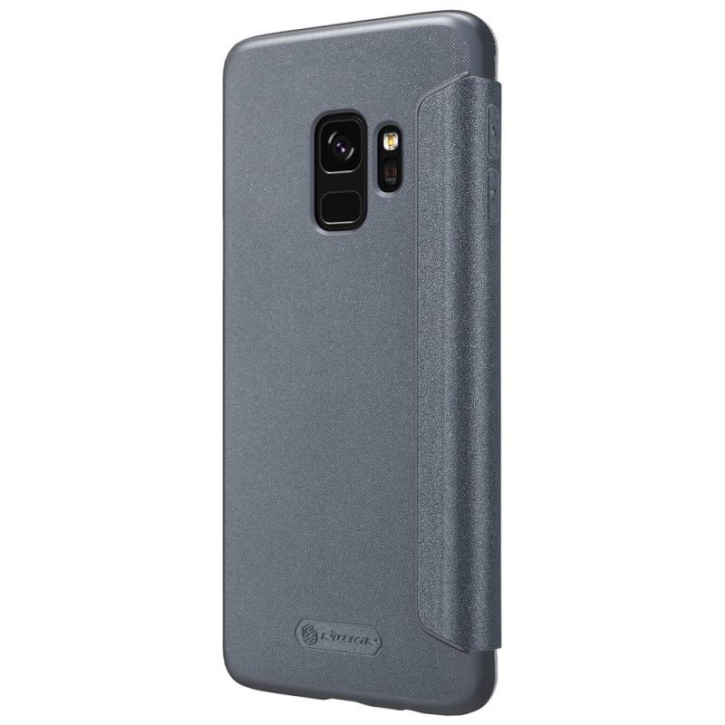 Læder Cover Samsung Galaxy S9 Lyserød Nillkin Beskyttelse