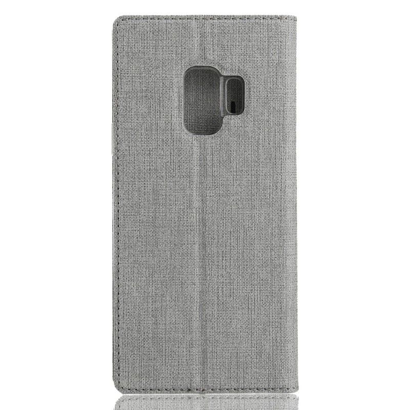 Læder Cover Samsung Galaxy S9 Sort Mobilcover Struktureret