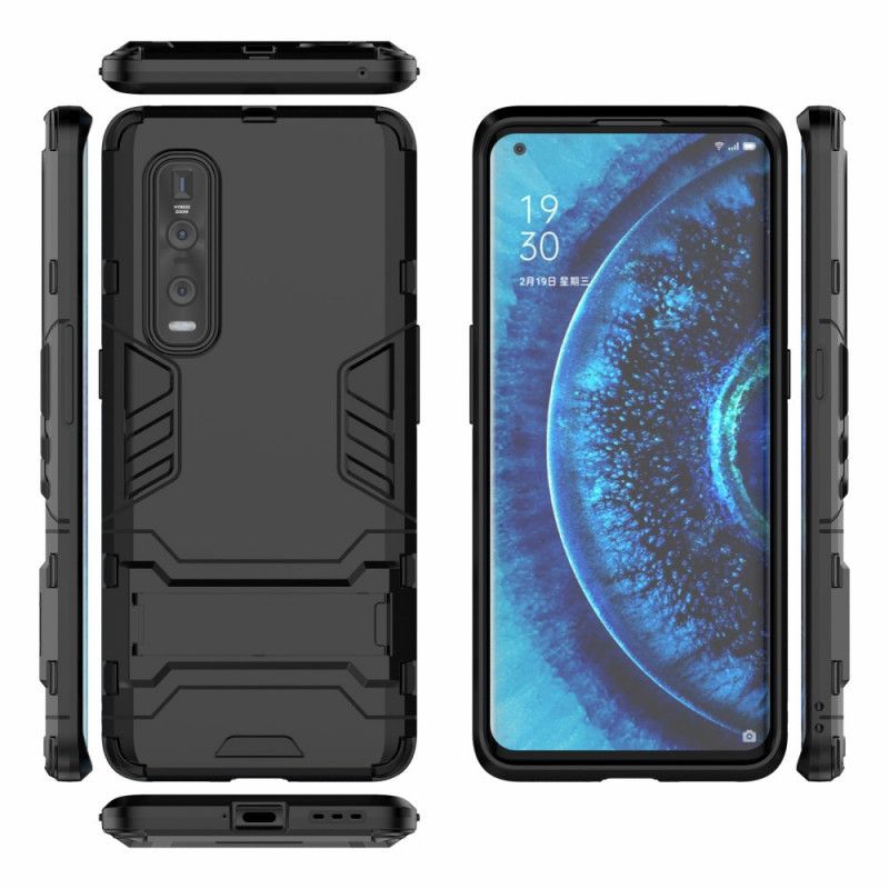 Cover for Oppo Find X2 Pro Sort Tunge