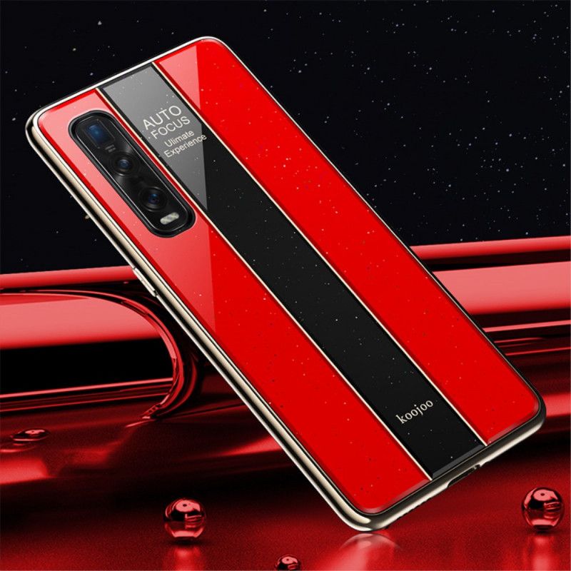 Cover Oppo Find X2 Pro Rød Galvaniseret Hybrid