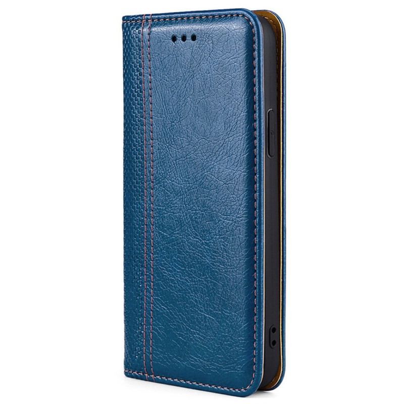 Cover Realme GT Neo 3 Flip Cover Jeans Tekstur