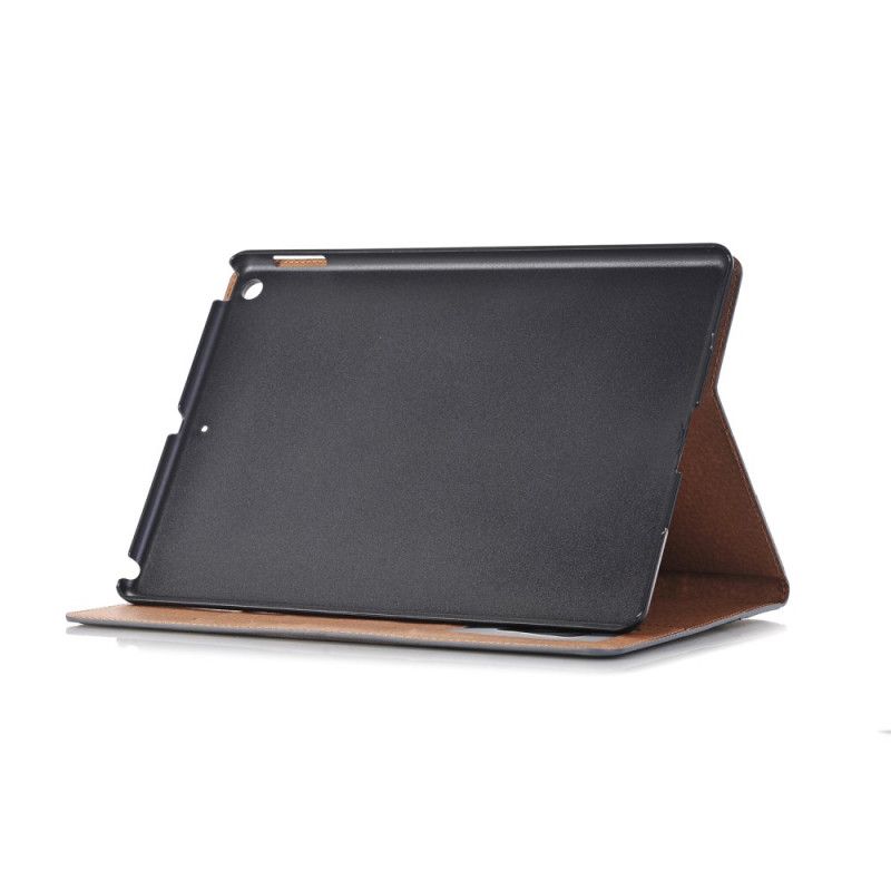 Case Etui iPad 10.2" (2019) (2020) Sort Retro Lædereffekt Med Nitter