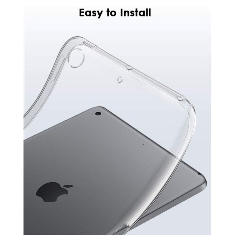 Cover iPad 10.2" (2019) (2020) Gennemsigtig Silikone