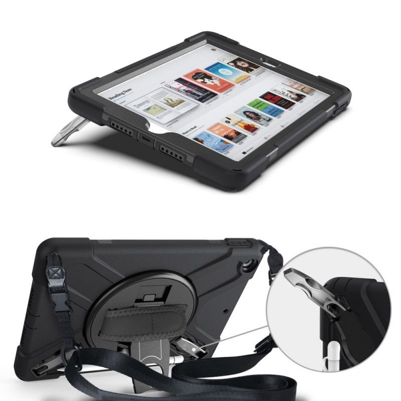 Cover iPad 10.2" (2019) (2020) Sort Mobilcover Multifunktionel X-Form