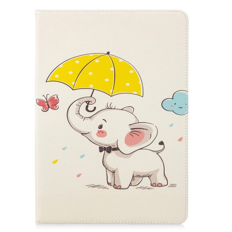 Etui for iPad 10.2" (2019) (2020) Elefant I Regnen