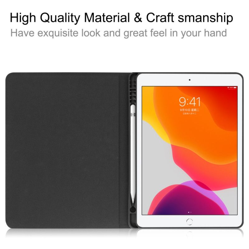 Etui for iPad 10.2" (2019) (2020) Sort High-End Lædereffekt