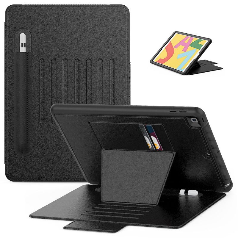 Etui for iPad 10.2" (2019) (2020) Sort Multi-Vinkler Og Stylusholder