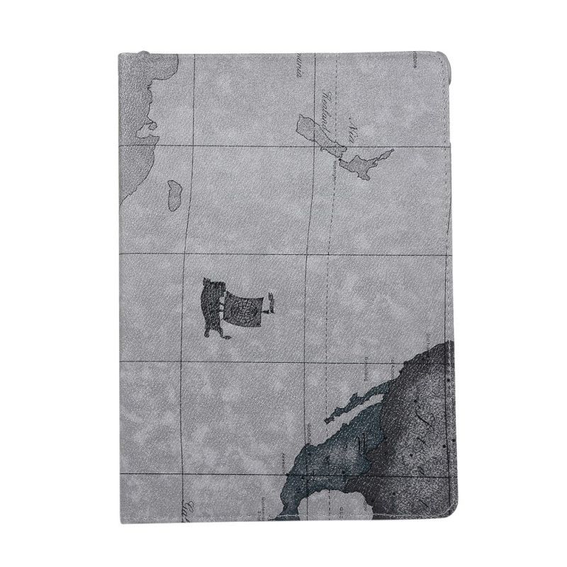 Etui iPad 10.2" (2019) (2020) Hvid Roterende Verdenskort Original