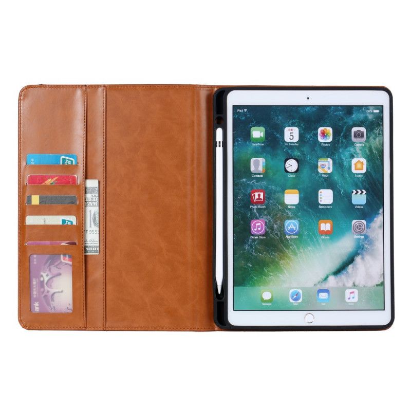 Etui iPad 10.2" (2019) (2020) Sort Lædereffektdokumentholder