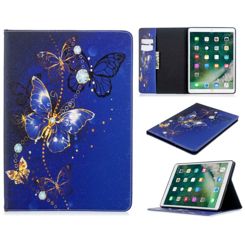 Etui iPad 10.2" (2019) (2020) Sort Smukke Sommerfugle