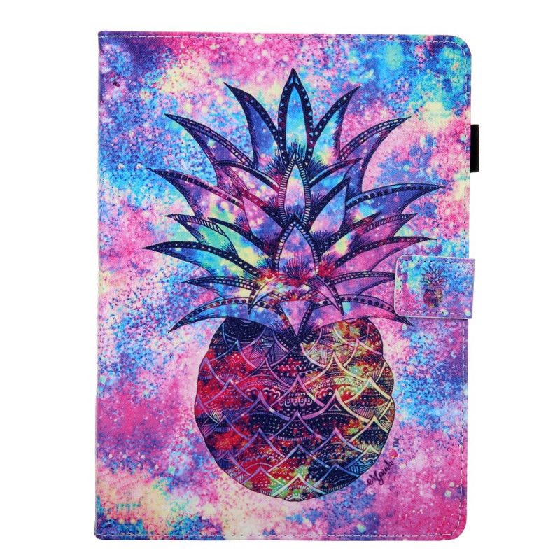 Flip Cover iPad 10.2" (2019) (2020) Mobilcover Funky Ananas