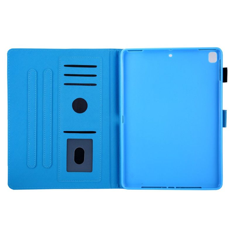 Flip Cover iPad 10.2" (2019) (2020) Mobilcover Funky Ananas