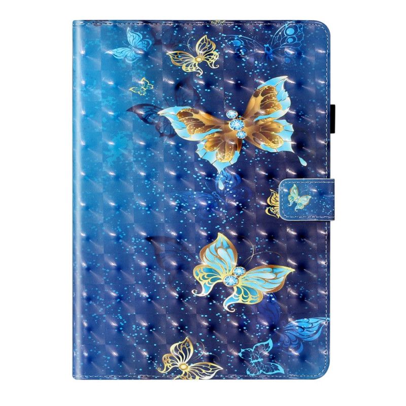 Flip Cover iPad 10.2" (2019) (2020) Mobilcover Lette Plet Sommerfugle