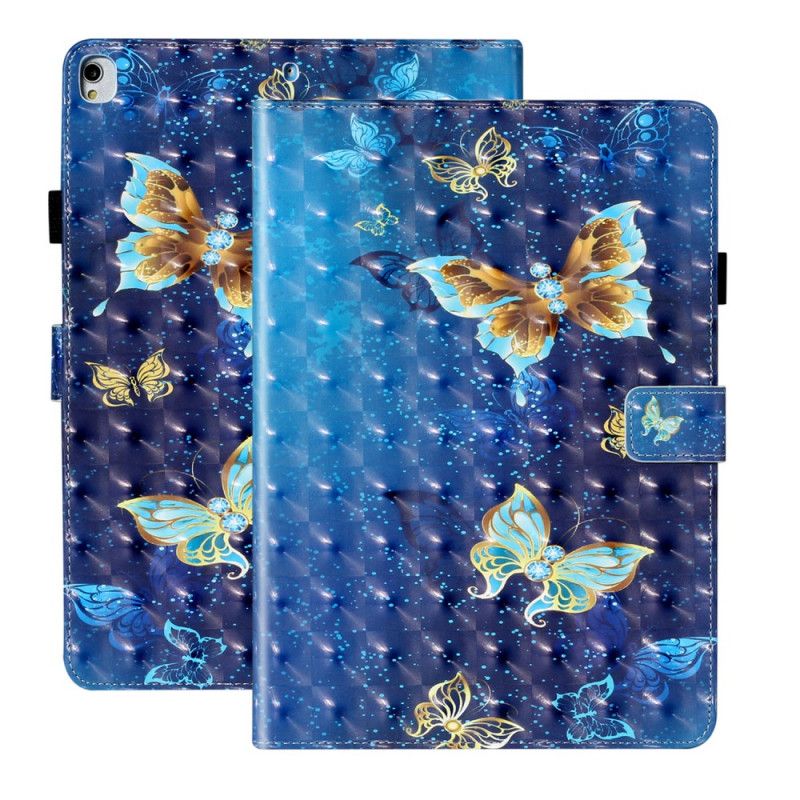 Flip Cover iPad 10.2" (2019) (2020) Mobilcover Lette Plet Sommerfugle