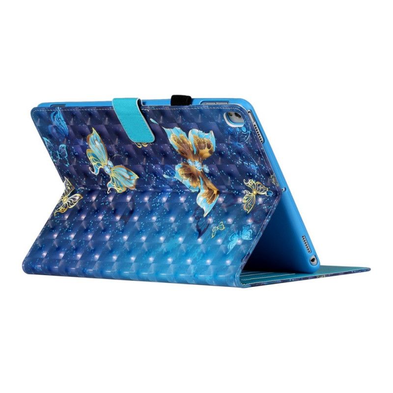 Flip Cover iPad 10.2" (2019) (2020) Mobilcover Lette Plet Sommerfugle