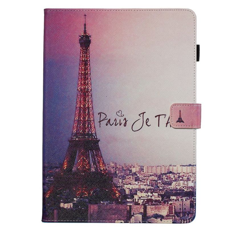 Flip Cover iPad 10.2" (2019) (2020) Mobilcover Paris. Jeg Elsker Dig