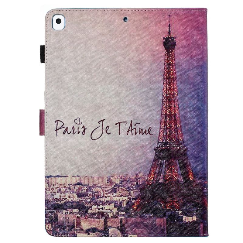 Flip Cover iPad 10.2" (2019) (2020) Mobilcover Paris. Jeg Elsker Dig