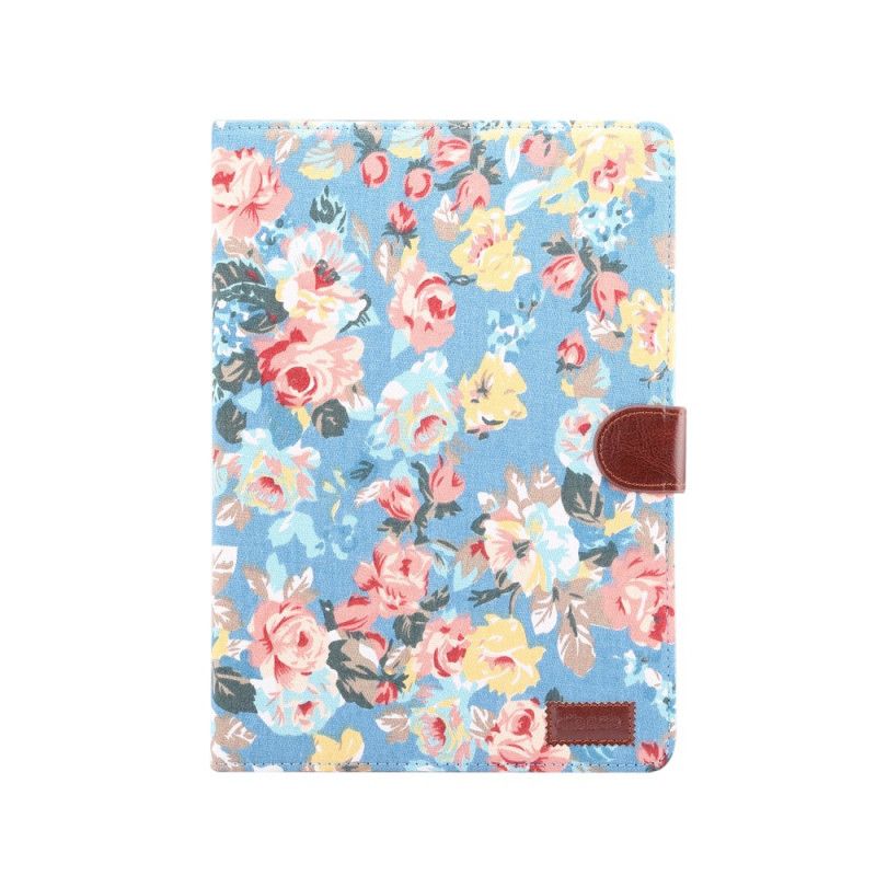 Flip Cover iPad 10.2" (2019) (2020) Sort Elegance Frihedsblomster