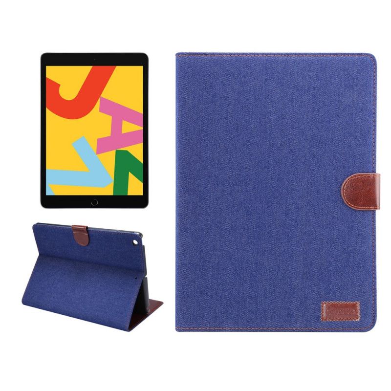 Flip Cover iPad 10.2" (2019) (2020) Sort Mobilcover Tofarvet Jeans