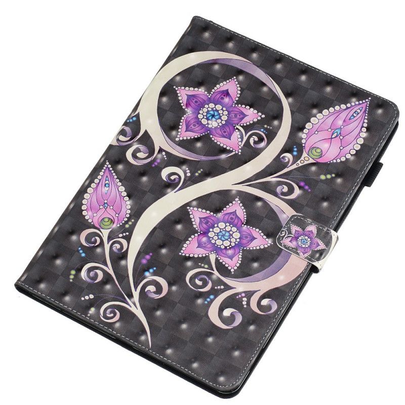 Flip Cover Læder for iPad 10.2" (2019) (2020) Blomster