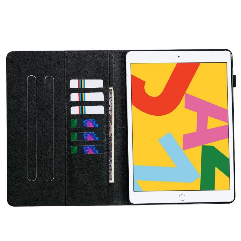 Flip Cover Læder for iPad 10.2" (2019) (2020) Blomster