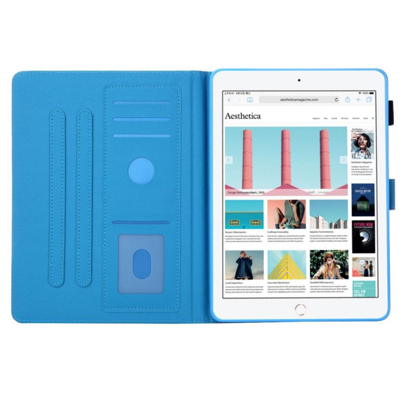 Flip Cover Læder for iPad 10.2" (2019) (2020) Elefant Art