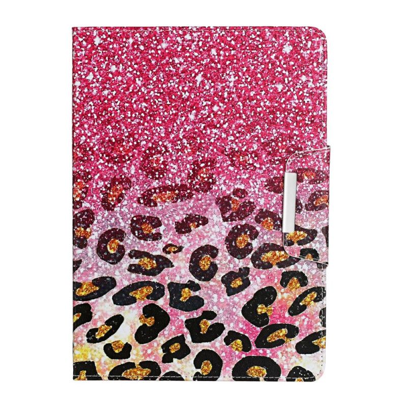 Flip Cover Læder for iPad 10.2" (2019) (2020) Guld Ultra Glitter