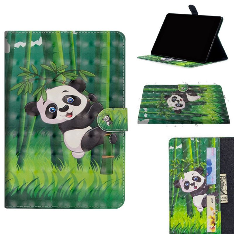 Flip Cover Læder for iPad 10.2" (2019) (2020) Panda