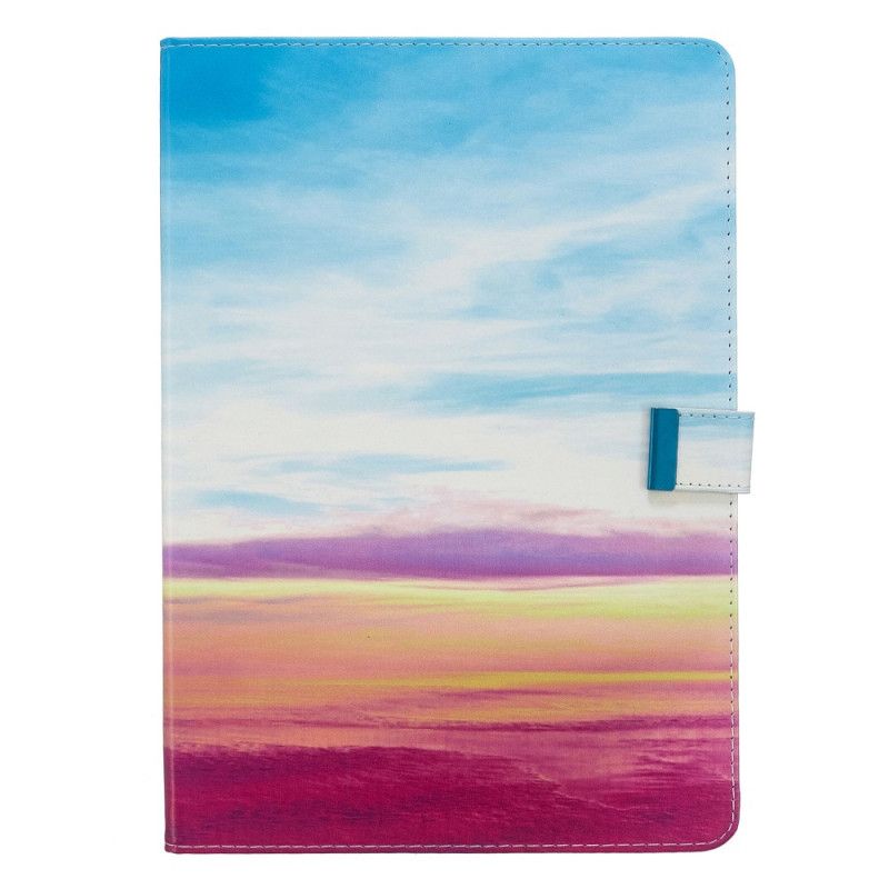 Flip Cover Læder for iPad 10.2" (2019) (2020) Solnedgang