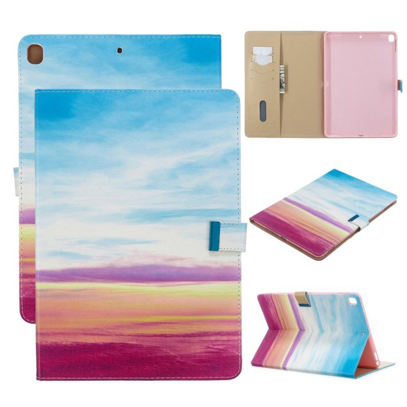 Flip Cover Læder for iPad 10.2" (2019) (2020) Solnedgang