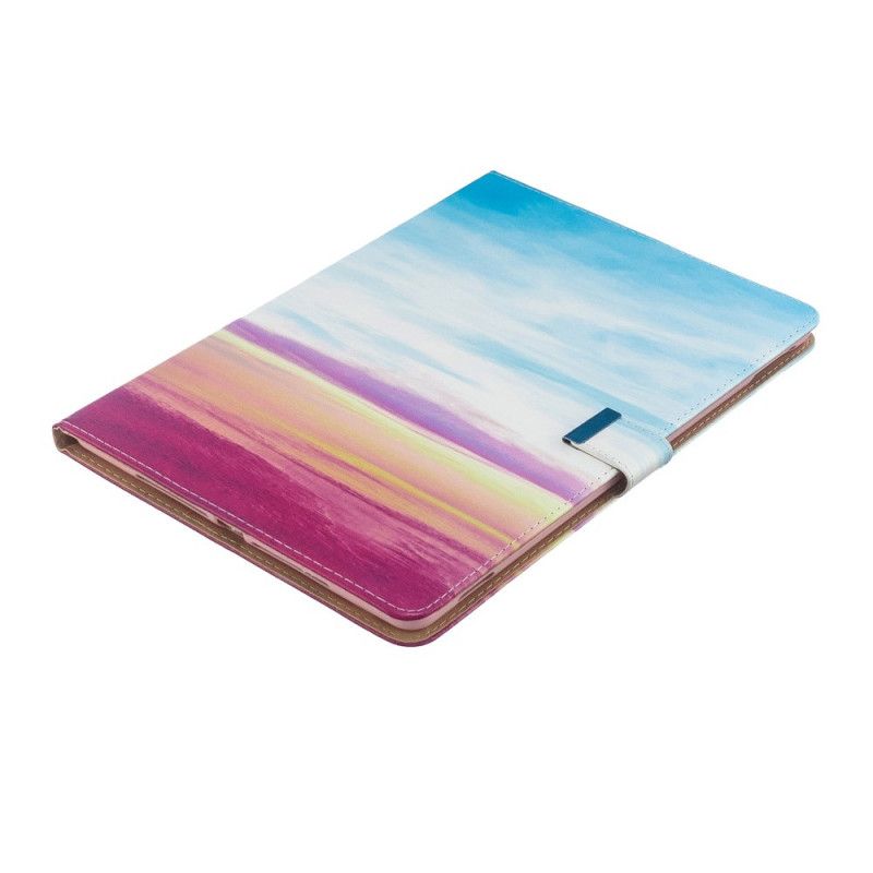 Flip Cover Læder for iPad 10.2" (2019) (2020) Solnedgang