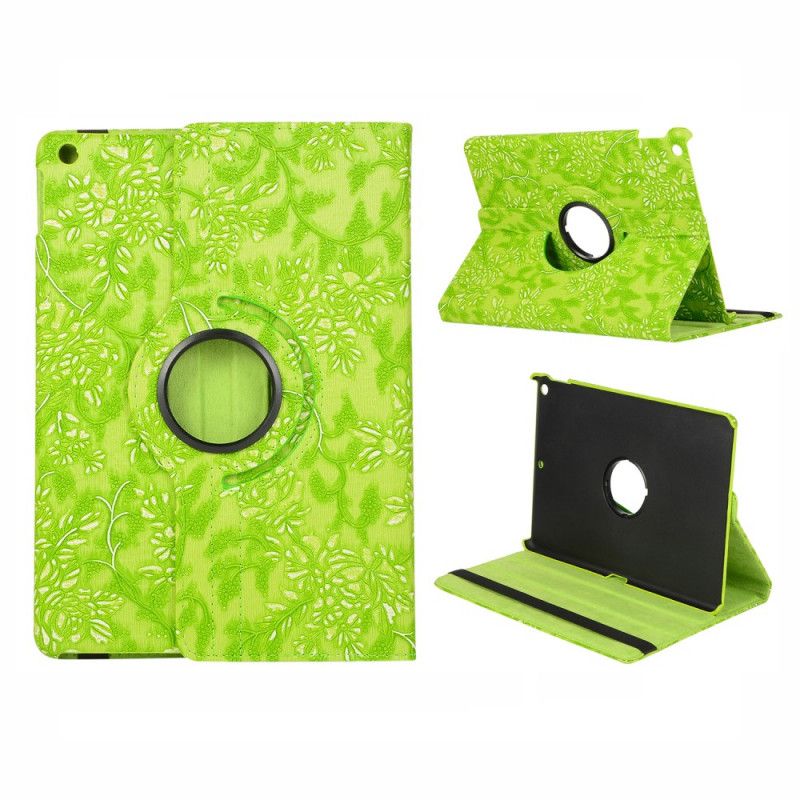 Flip Cover Læder for iPad 10.2" (2019) (2020) Sort 360 ° Roterbar Struktur