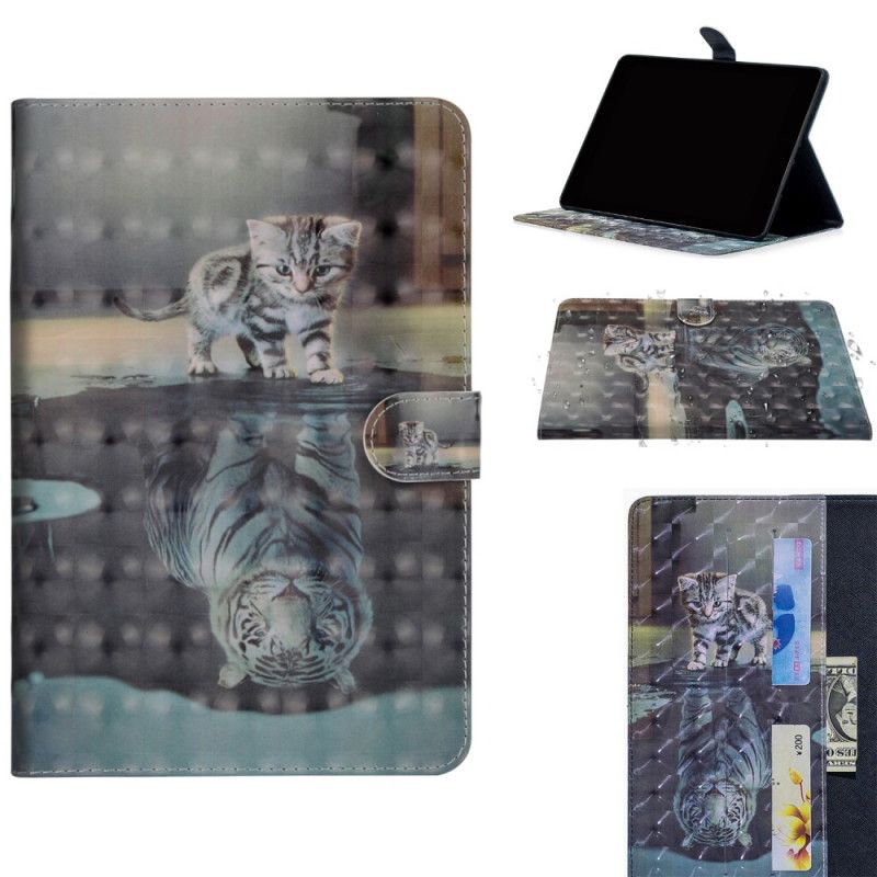 Flip Cover Læder for iPad 10.2" (2019) (2020) Sort Killing