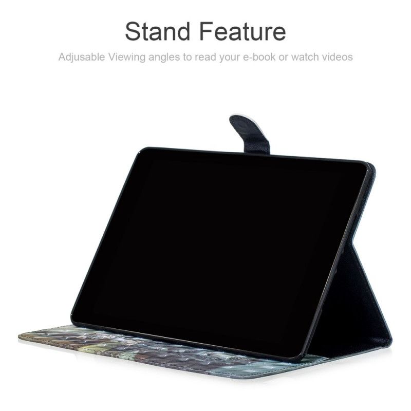 Flip Cover Læder for iPad 10.2" (2019) (2020) Sort Killing