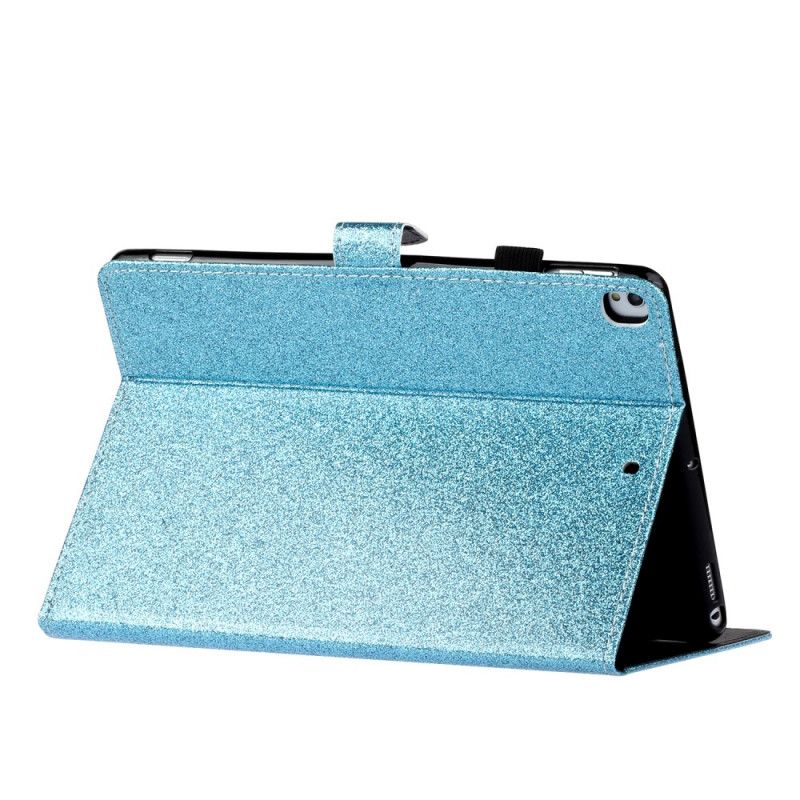 Flip Cover Læder for iPad 10.2" (2019) (2020) Sort Mousserende Glitter