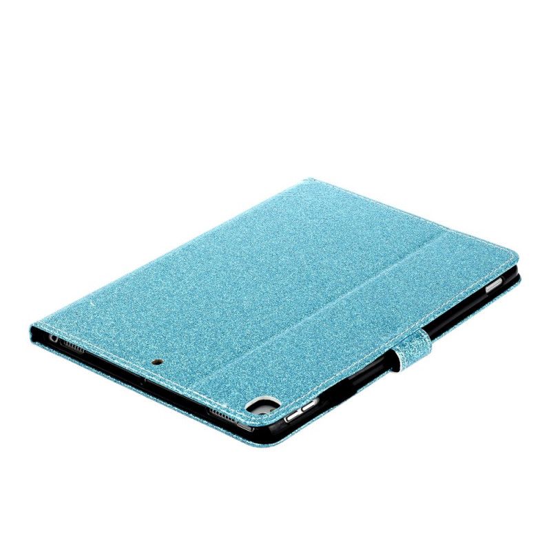 Flip Cover Læder for iPad 10.2" (2019) (2020) Sort Mousserende Glitter