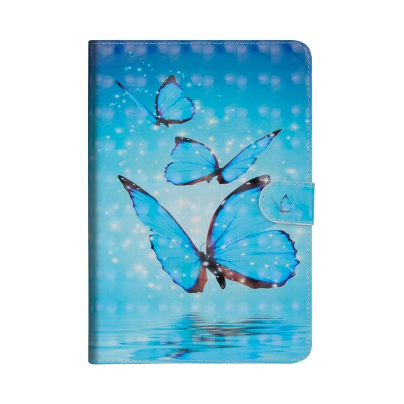 Flip Cover Læder for iPad 10.2" (2019) (2020) Spot Lette Sommerfugle