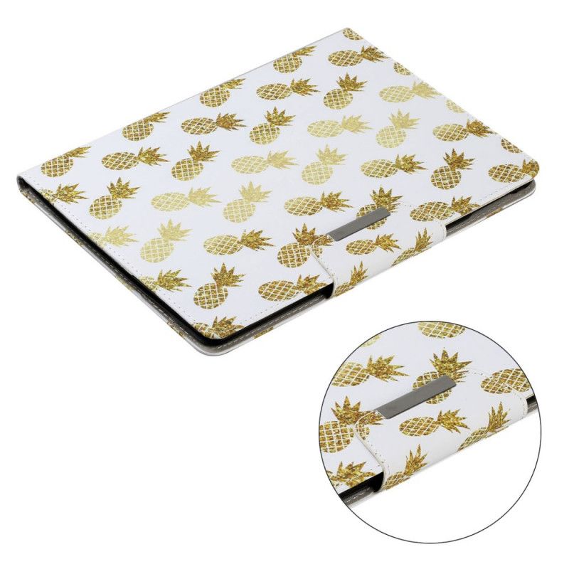 Flip Cover Læder iPad 10.2" (2019) (2020) Ananas